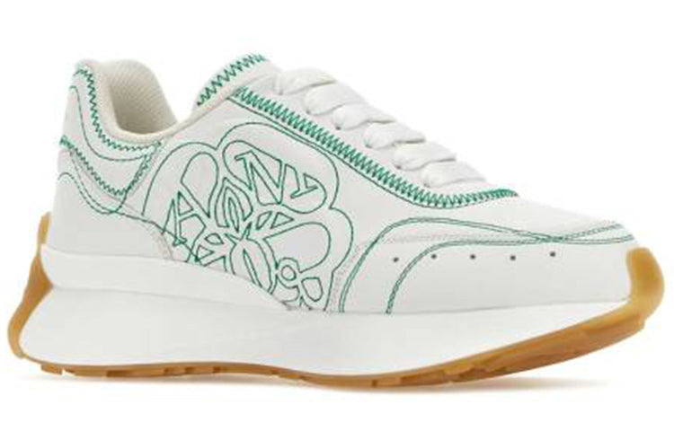 (WMNS) Alexander McQueen Sprint Runner 'White Green' 742737WIDN19999