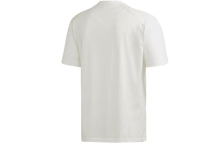 Men's Y-3 SS21 Casual Logo Short Sleeve White T-Shirt FN3359