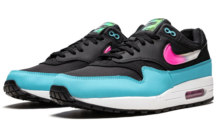 Nike Air Max 1 'Jewel Swoosh - Black Blue Furry' CI2450-001