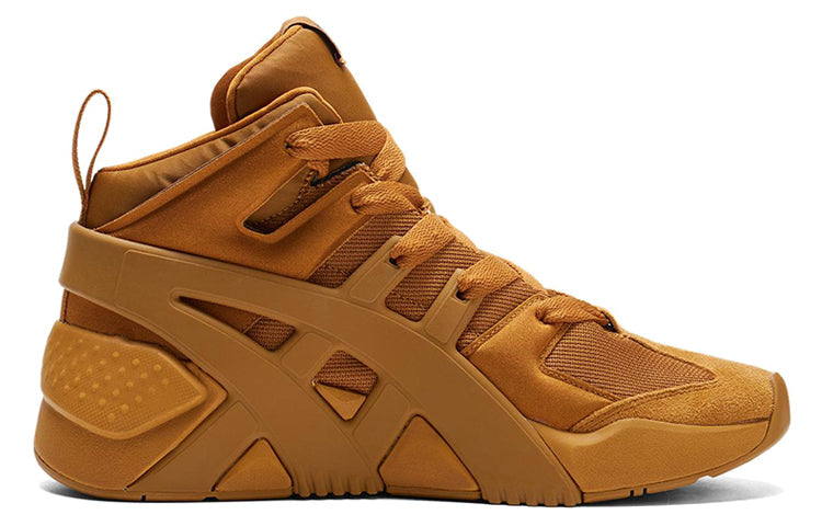 Onitsuka Tiger Big Logo Trainer Puffed Shoes 'Brown' 1183B559-200