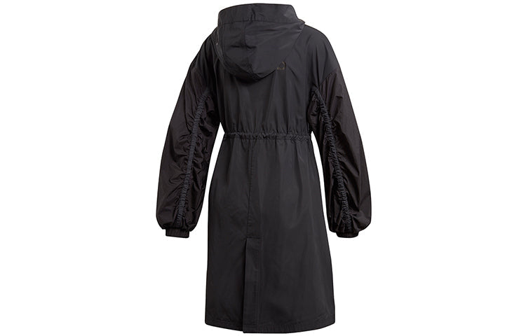 (WMNS) adidas originals RYV WB Hooded Windbreaker Jacket Black GJ8276