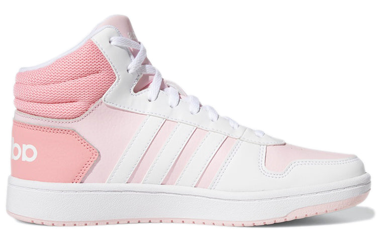 (WMNS) adidas neo Hoops 2.0 Mid Pink/White GX3832