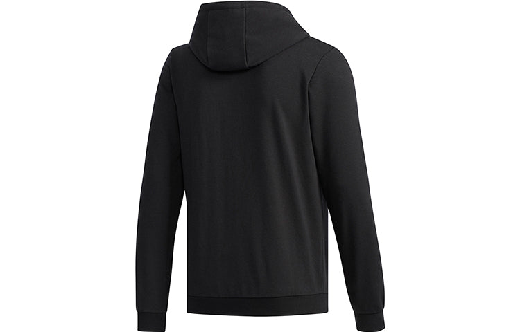 adidas neo M Ce 3s Hoody logo Printing hooded Knit Sports Black DW8042