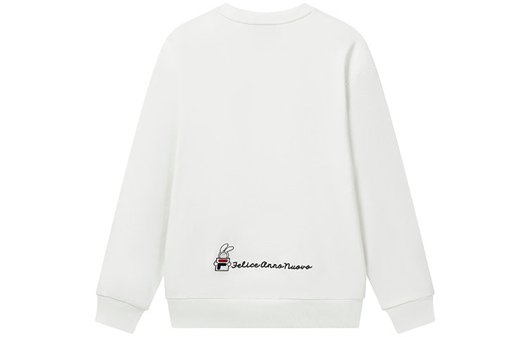 FILA Graphic Print Pullover 'White' F11U319207F-WT