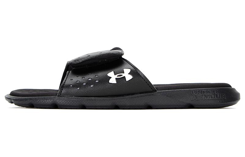 (WMNS) Under Armour Ignite 7 Slide 'Black White' 3026027-001