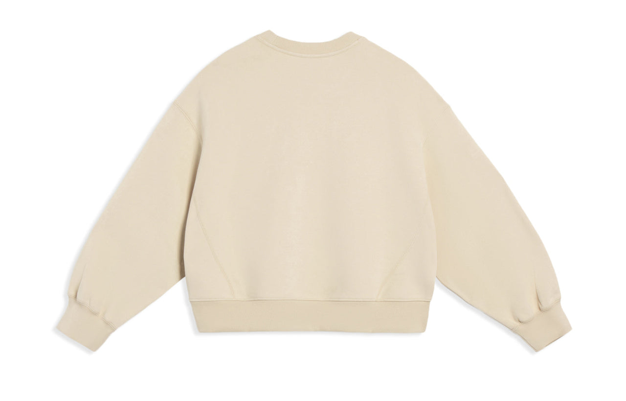 (WMNS) Li-Ning Casual Lifestyle Short Pullover 'Beige' AWDT266-2