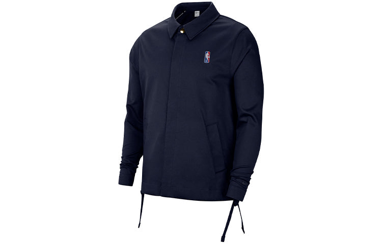 Men's Nike Casual Alphabet Printing Jacket University Deep Blue DB1233-419