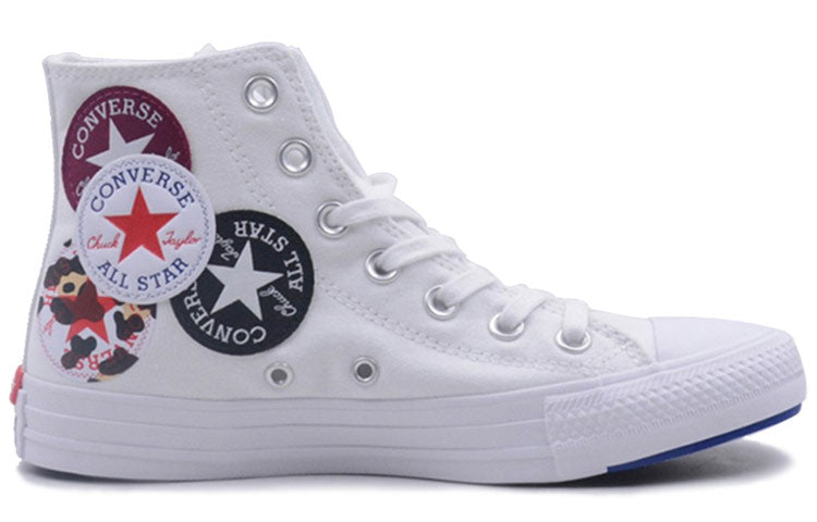Converse Chuck Taylor All Star High 'Logo Play - White Rush Blue' 166735C