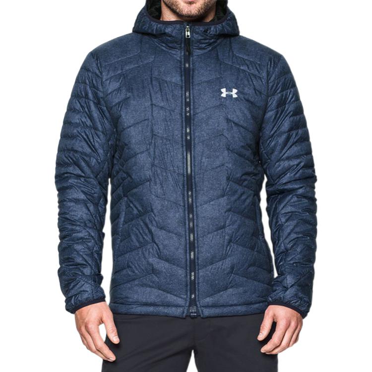Under Armour ColdGear Reactor Hooded Jacket 'Navy' 1303059-410