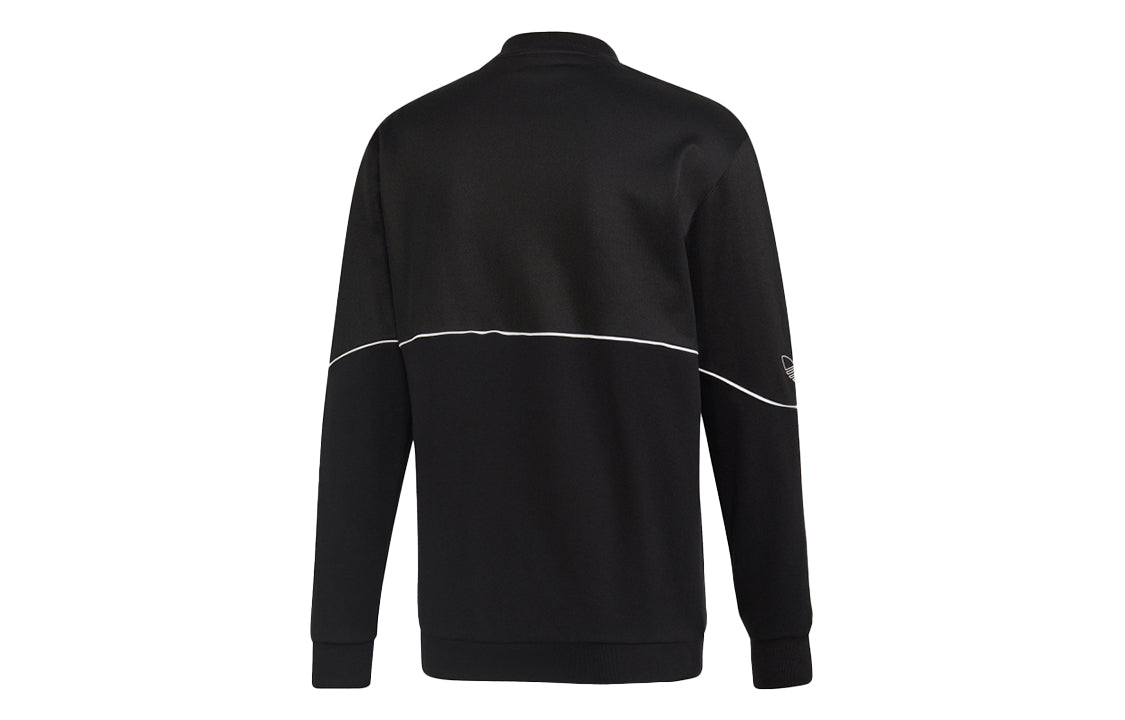 adidas originals Outline Crw Ft Soccer/Football Sports Stylish Round Neck Long Sleeves Black FM3856