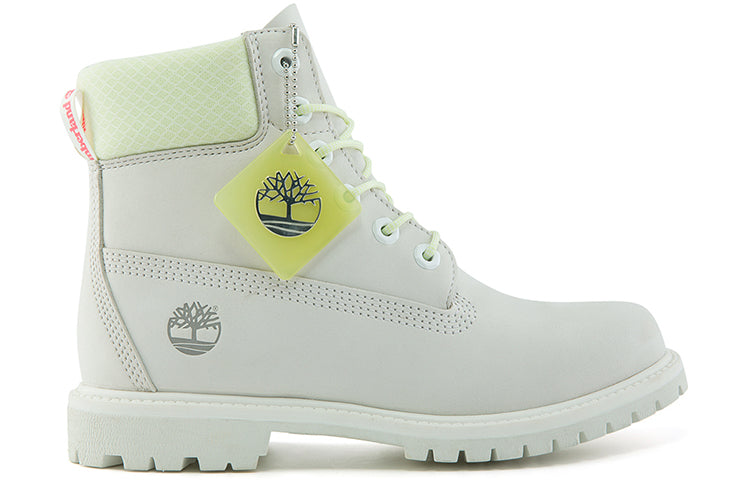 (WMNS) Timberland Premium 6 Inch Waterproof Wide Fit Boot 'Bright White Waterbuck' A2HYSW