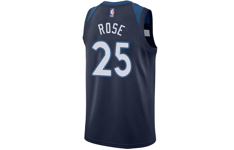 Nike NBA SW Fan Edition Minnesota Timberwolves Ross 2 No. 5 Basketball Jersey/Vest Navy Blue 864491-429