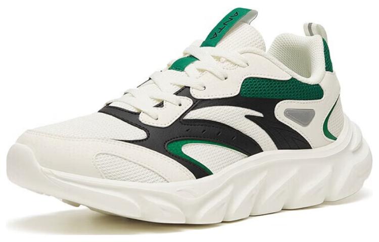 ANTA Running Series Sneakers 'Ivory White Black Green' 112245575-1