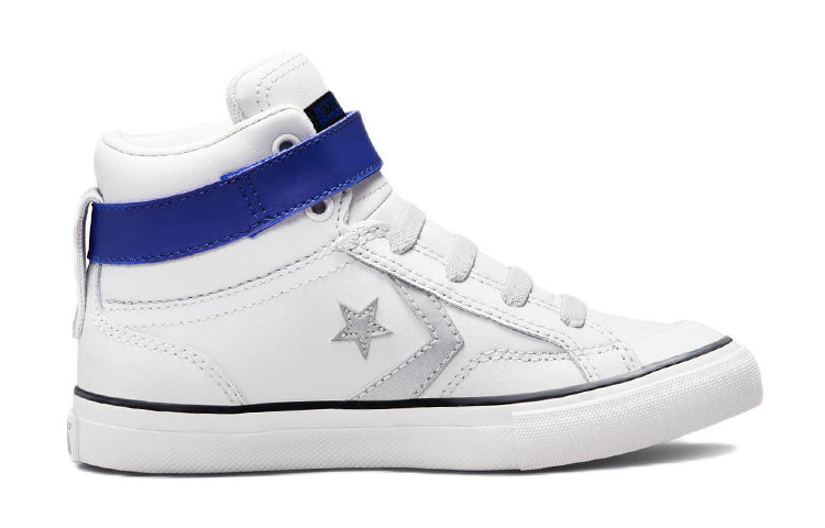 Converse Pro Blaze Strap K 'White Blue Silver' 672123C