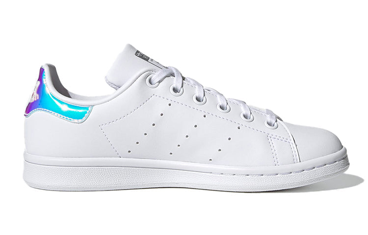 (GS) adidas Originals Stan Smith J Shoes 'Cloud White Silver Metallic' FX7521