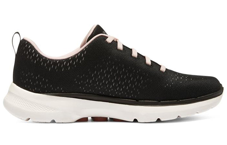 (WMNS) Skechers Go Walk 6-Adora 'Black Pink White' 124524-BKLP