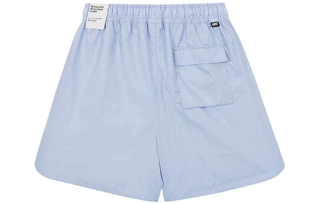 Men's Nike Sportswear Sport Essentials Solid Color Lacing Straight Sports Shorts Blue DM6830-548