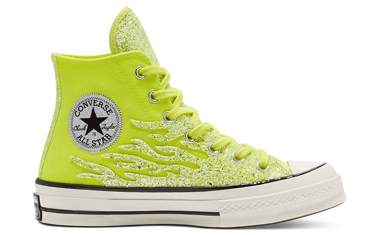 (WMNS) Converse Chuck 70 High 'Archival Glitter Flame - Lemon Venom' 569388C