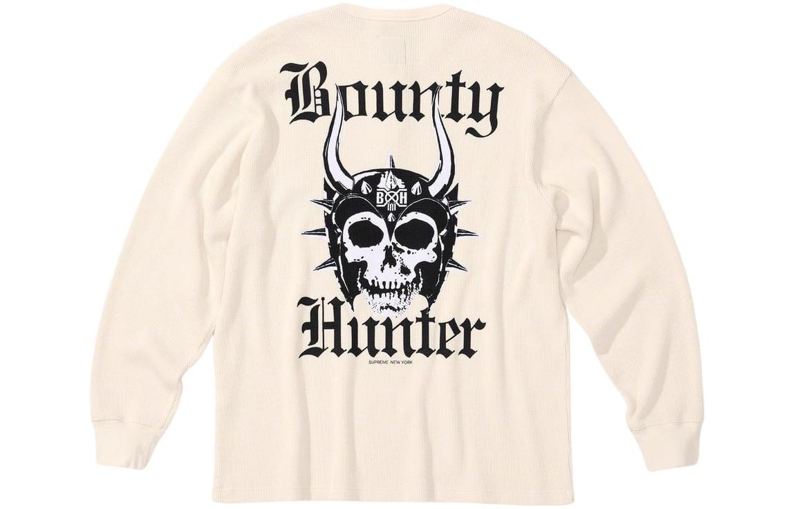 Supreme x BOUNTY HUNTER FW23 Week6 Thermal Henley Sweater 'Beige' SUP-FW23-113