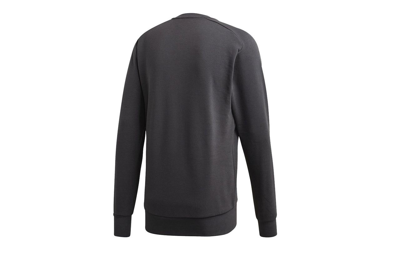 Men's adidas Dfb Ssp Cr Swt Germany National Team Large Logo Round Neck Long Sleeves Black FI1470