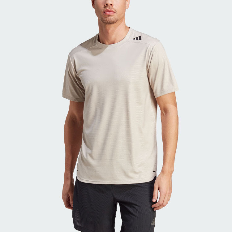 adidas D4T Strength Workout T-Shirt 'Wonder Beige' HY0774
