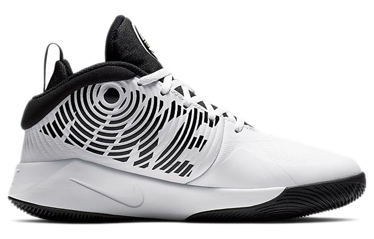 (GS) Nike Team Hustle D9 'White Black' AQ4224-100