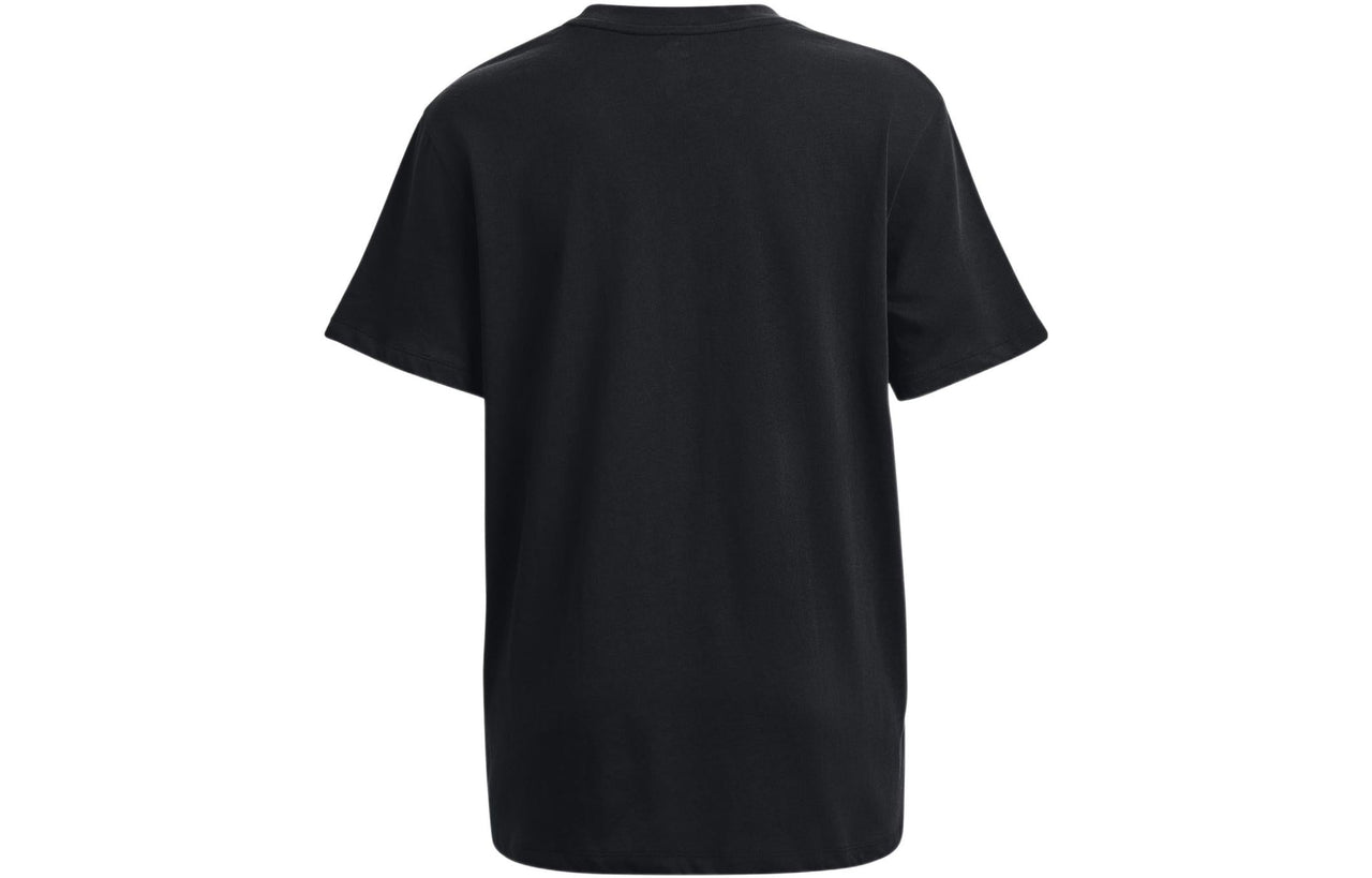(WMNS) Under Armour Project Rock Heavyweight Campus T-Shirt 'Black' 1377449-001