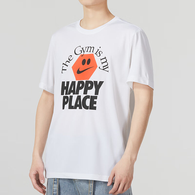Nike Happy Place Logo T-Shirt 'White' FD0141-100