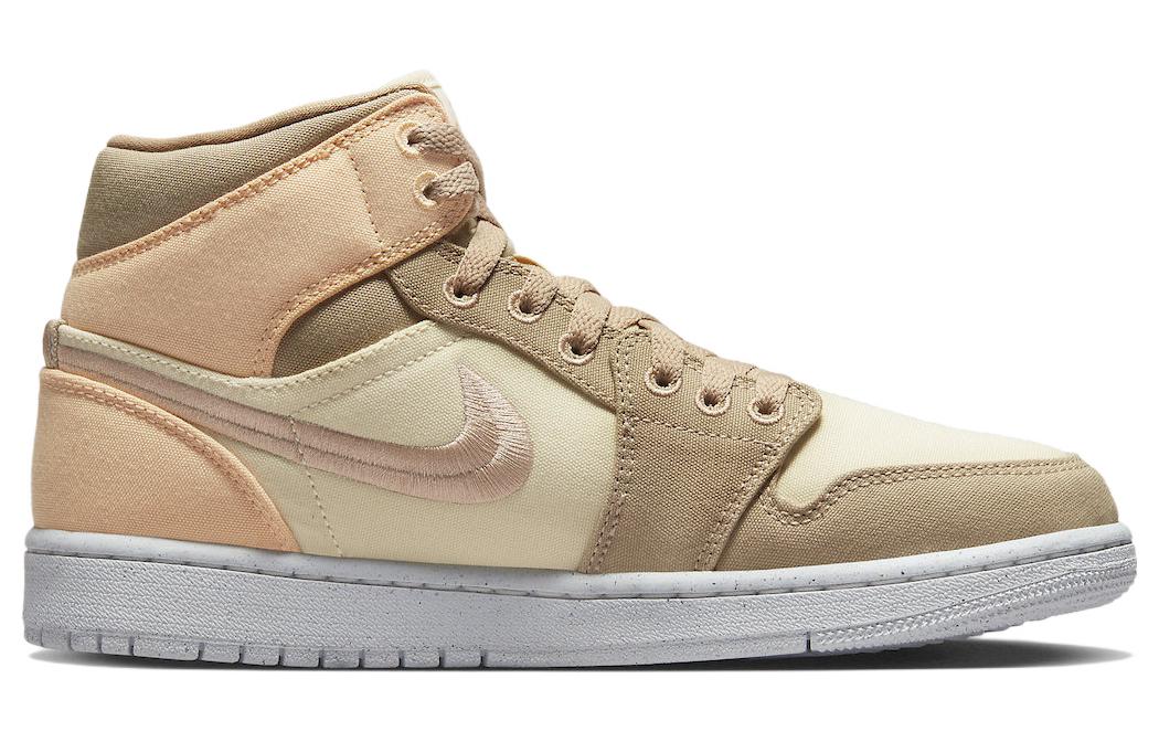 (WMNS) Air Jordan 1 Mid SE 'Canvas Khaki' DV0427-102