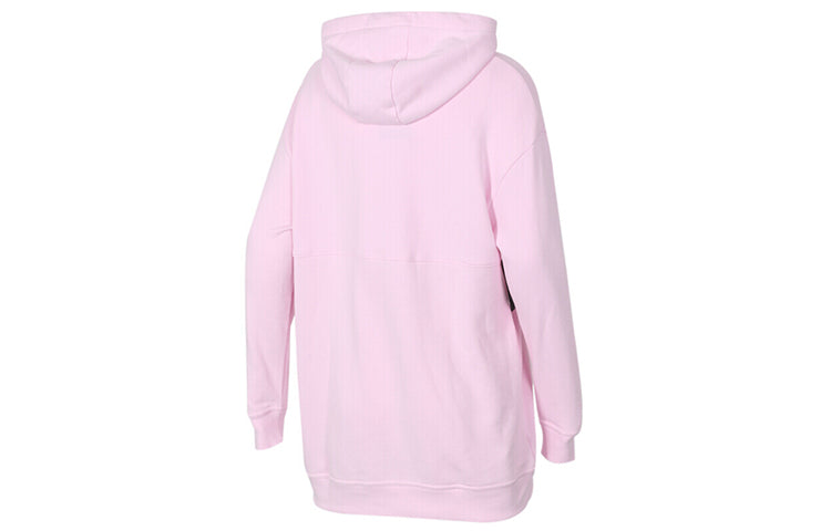 (WMNS) Nike Sportswear Swoosh Hoodie 'Pink Black' AV8291-663