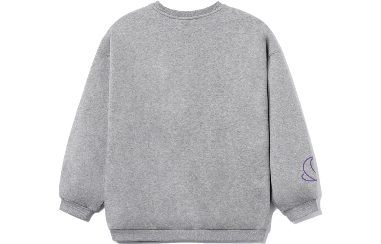 (WMNS) Li-Ning x Disney Mickey Mouse Graphic Sweatshirt 'Grey' AWDRD64-2