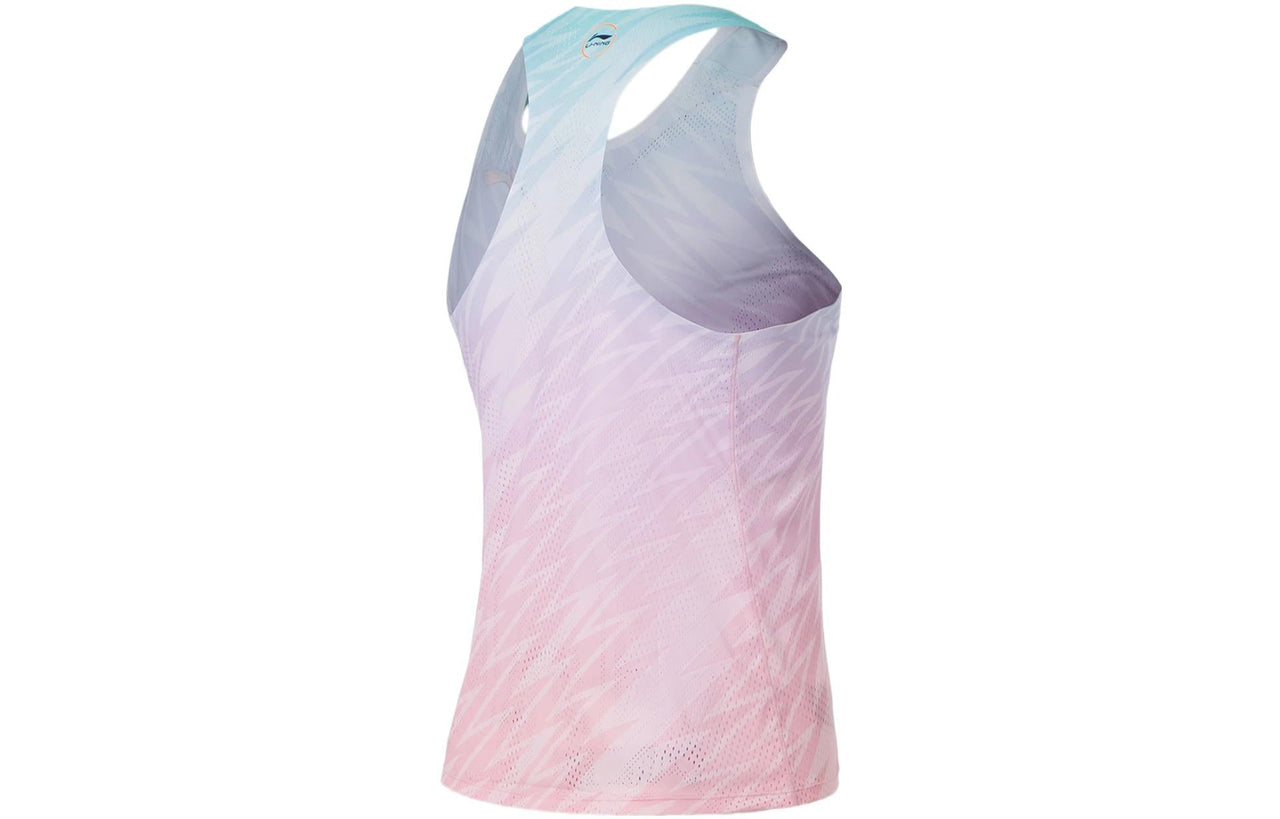 Li-Ning Running Series Competition Vest 'Pink Aqua' AAYS037-1
