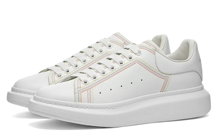 Alexander McQueen Oversized Sneaker 'Embroidered White Multi' 662639WIA4R9035