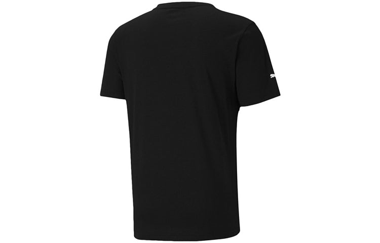 PUMA Ferrari Race Big Shieldtee+ Printing Short Sleeve Black 597956-02