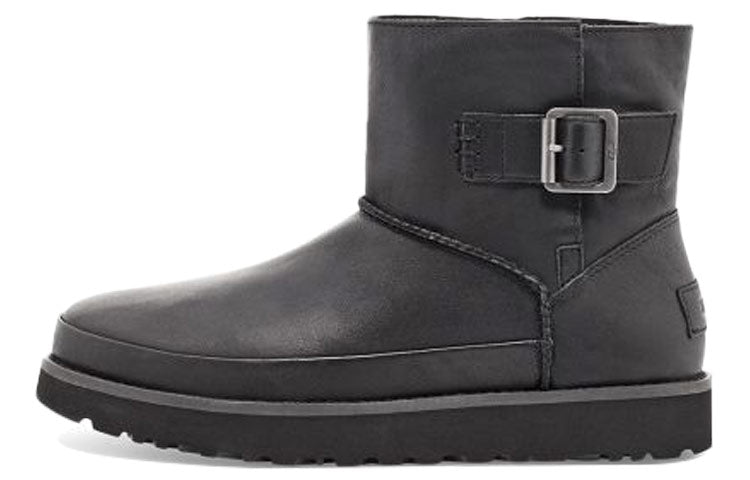 (WMNS) UGG Classic Deconstructed Mini Fleece Lined Black 1113191-BLK