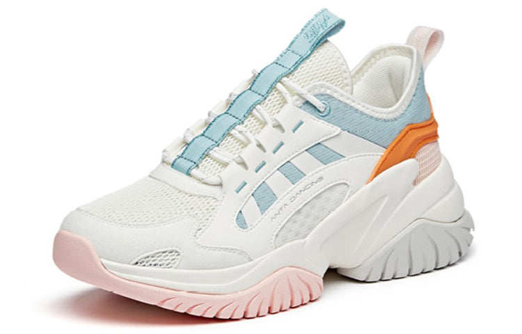 (WMNS) ANTA x Hua Mulan Training Series Sneakers 'White Blue Orange' 122027758-3