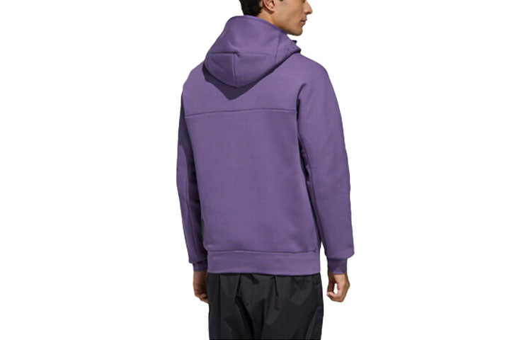 adidas O1 Htt Music Casual Sports Hooded Jacket Purple FM9389