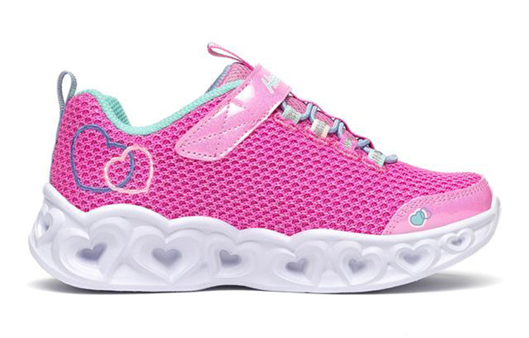 (GS) Skechers Heart Lights 'Pink' 302080L-PKMT