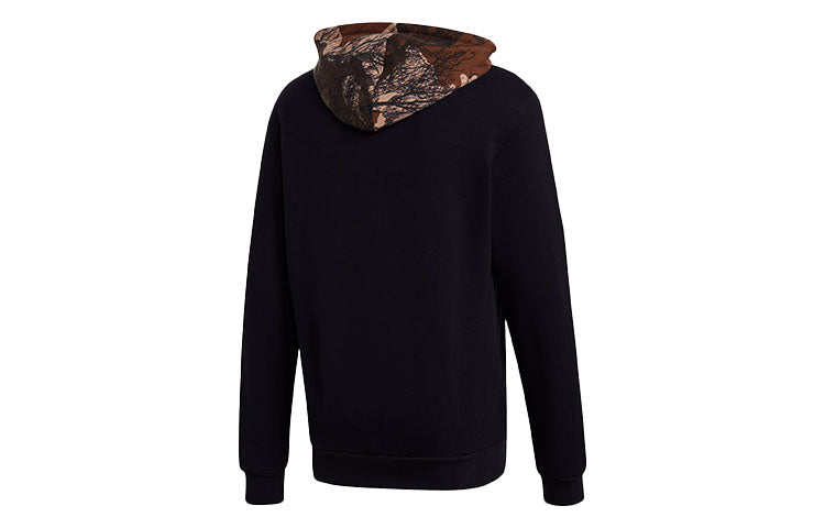 adidas originals Camo Block Hdy Camouflage logo Printing Pullover Black GD5956
