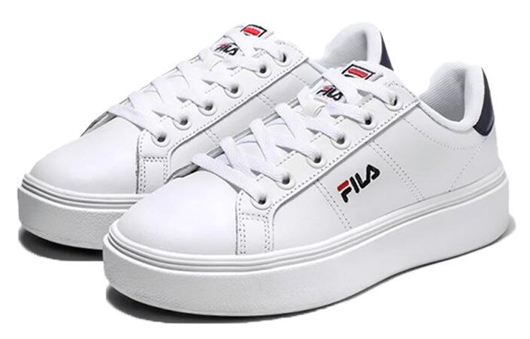 FILA Court Plumpy Low Top Board Shoes White/Black 1TM01397D_147