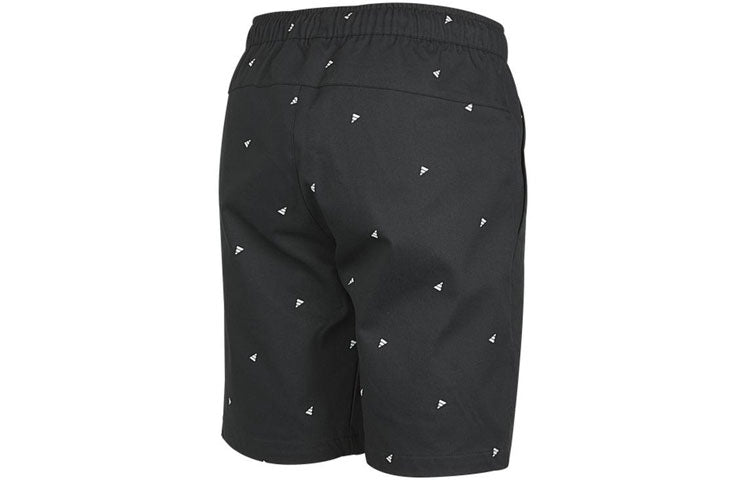 adidas Fi Short Aop Logo Printing Athleisure Casual Sports Shorts Black GP0948