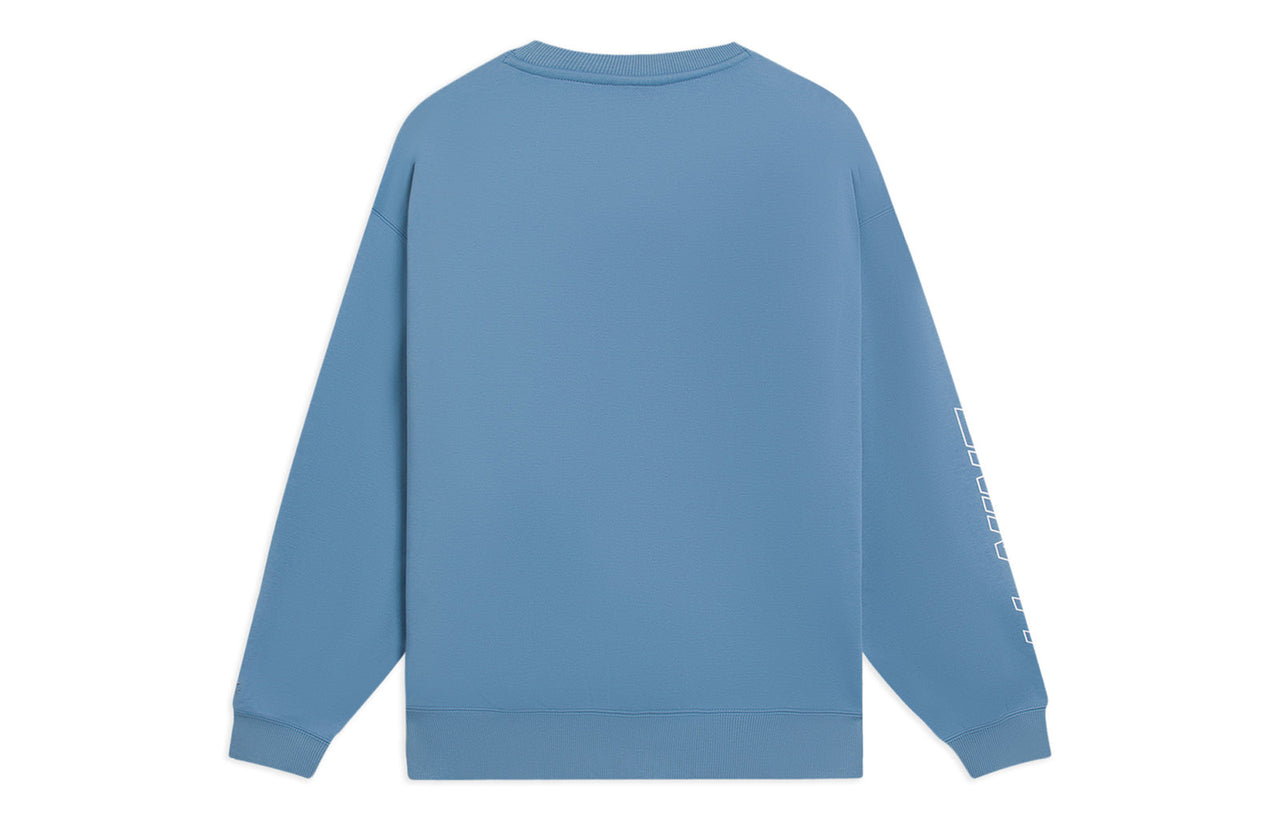 Li-Ning Embroidered Logo Sweatshirt 'Blue' AWDSB23-3