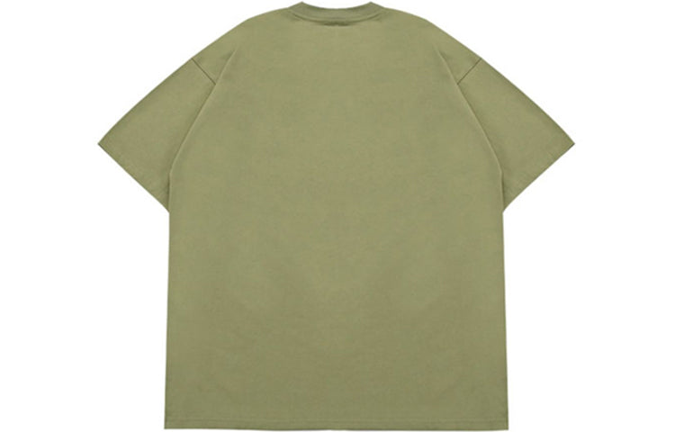 Converse Pocket Logo T-Shirt 'Army Green' 10025881-A02