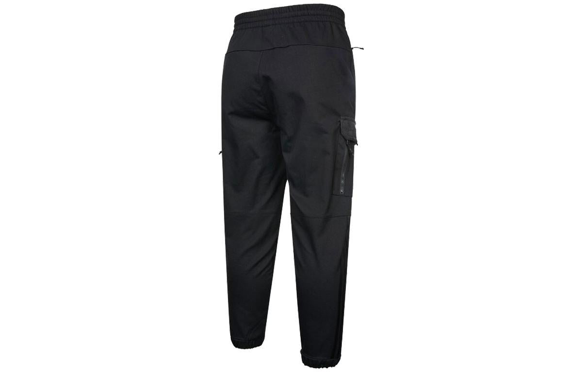Men's adidas Cargo Pocket Elastic Waistband Casual Sports Pants/Trousers/Joggers Black HD0353