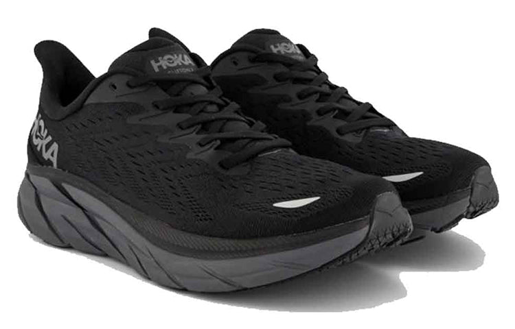 (WMNS) HOKA ONE ONE Clifton 8 Wide 'Black' 1121375-BBLC