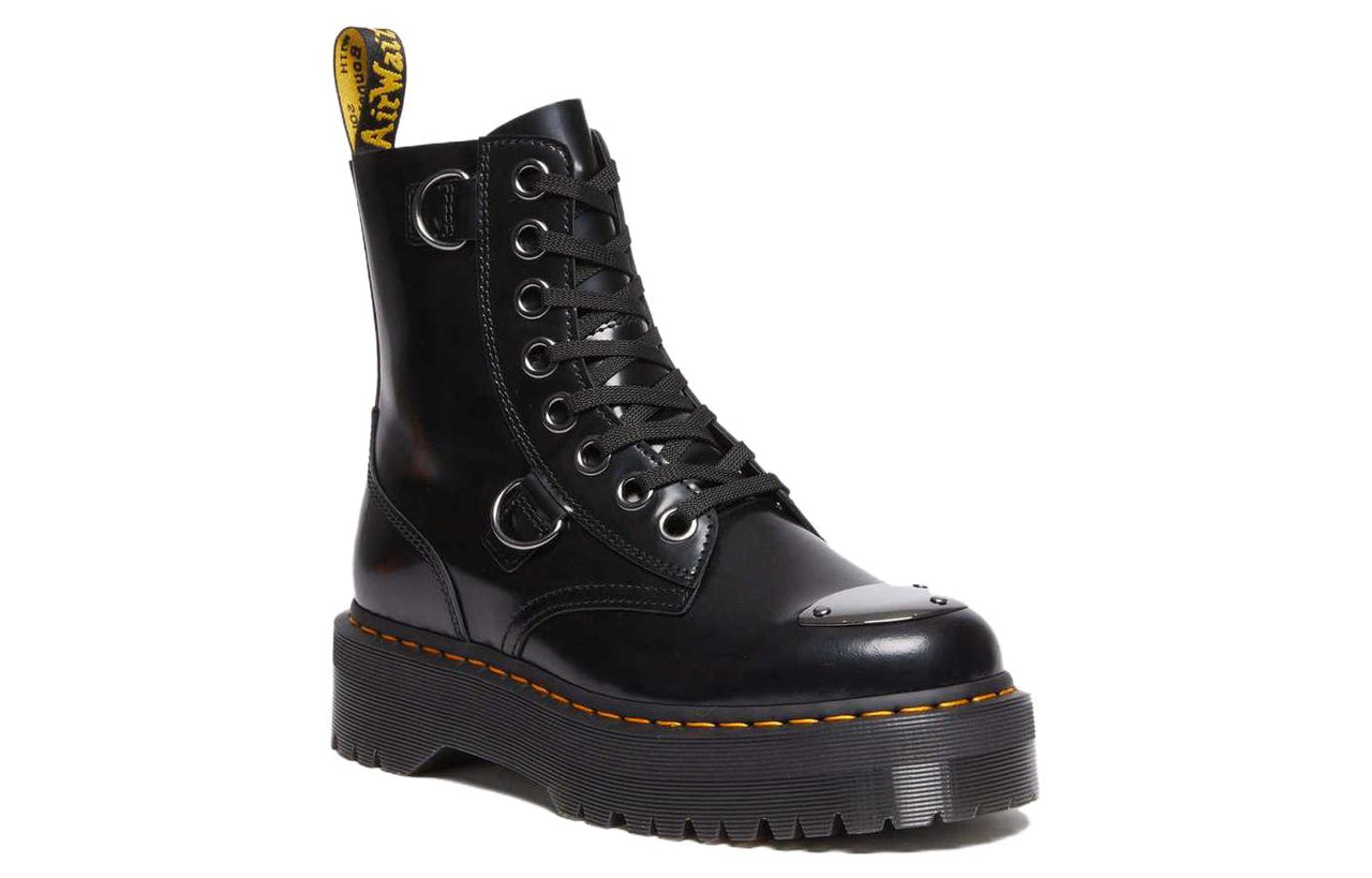 Dr. Martens Jadon Buttero Leather Platform Boots 'Black' 30789001