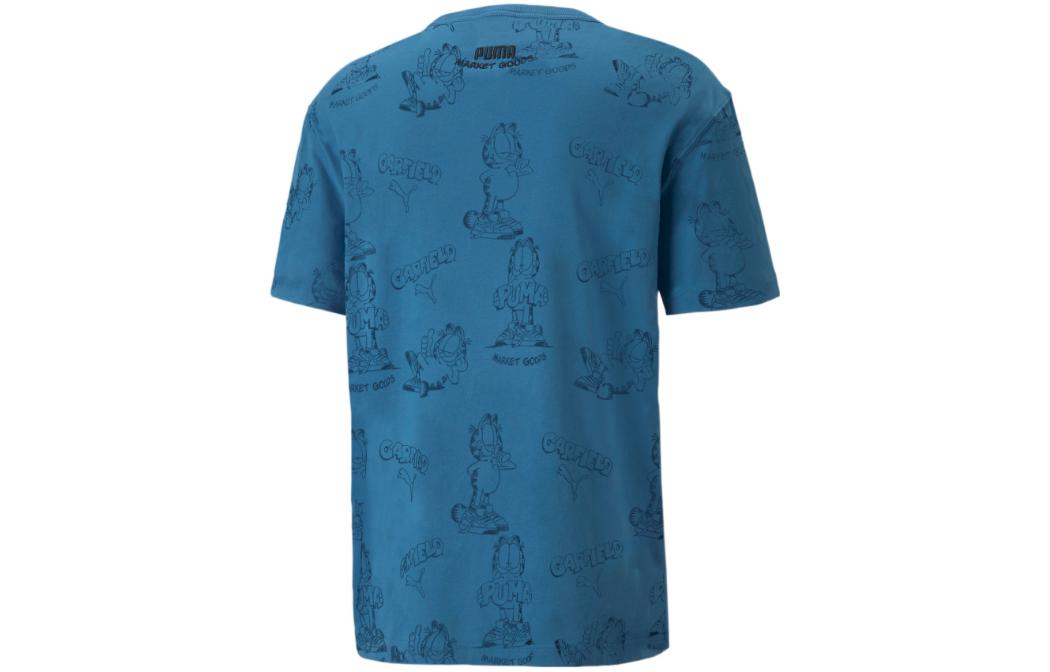 PUMA x GARFIELD Printed Tee 'Vallarta Blue' 534434-48