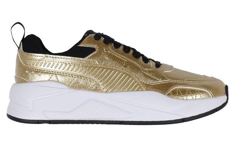PUMA X-Ray2 Square Metallic Tum Running Shoes Gold 382218-02