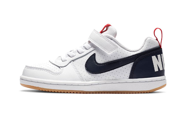 (PS) Nike Court Borough Low 'White Red Blue' 870025-105