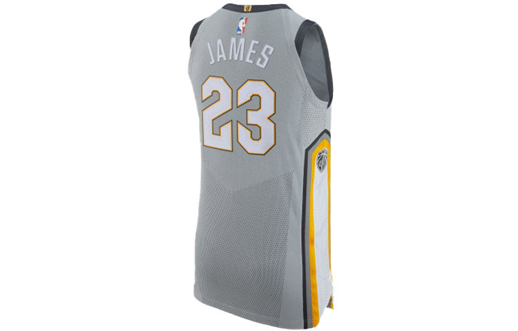 Nike Nba Cleveland Cavaliers Lebron James City Edition Authentic Jersey Au Gray AH6048-007